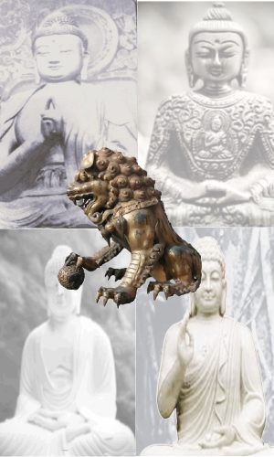 Fu Lions & the Flower of Life